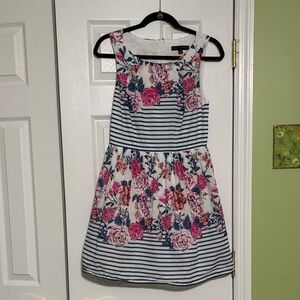 Floral Striped Dress